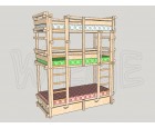 Трёхъярусная кровать стандартная